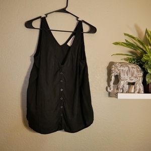 Cloth & Stone Singlet Button up front Size Large